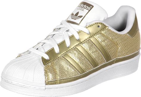 adidas superstar w schuhe gold|Adidas Superstar shoes.